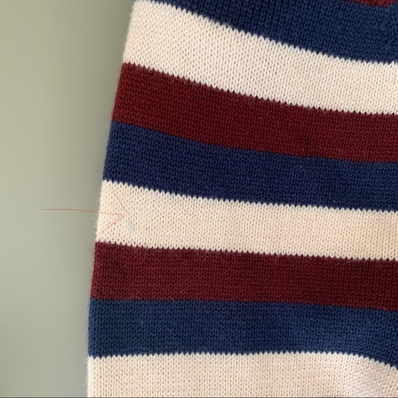 Chaser Deconstructed Striped Sweater Size M - Picture 6 of 6